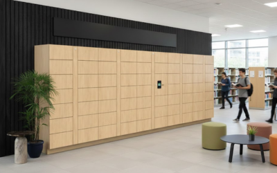 Smart lockers for library hold pickup and 24/7 returns