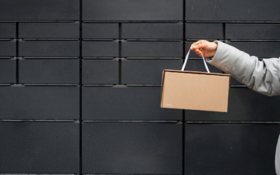 Smiota smart lockers in corporate office