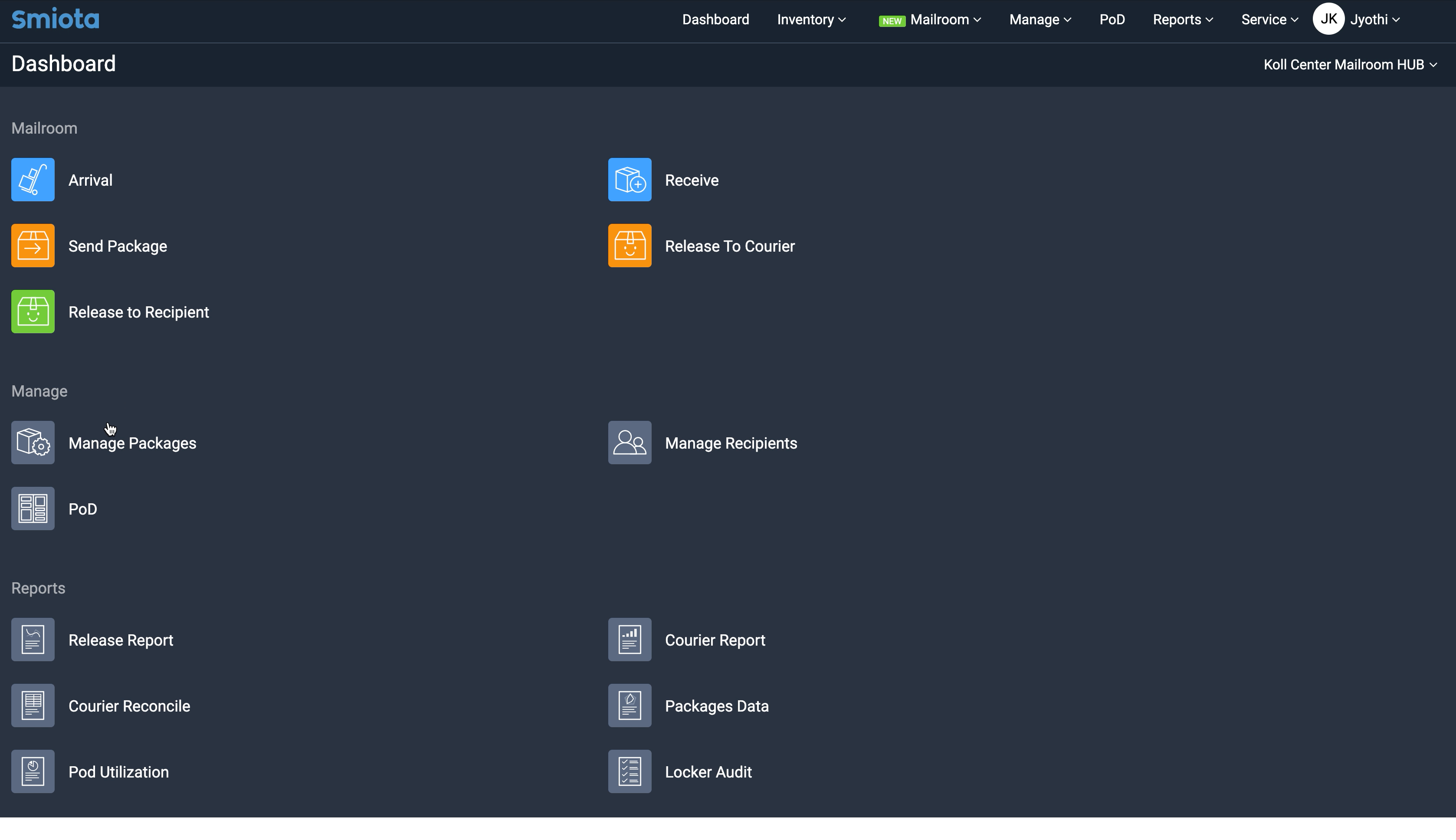 Package History — Smiota